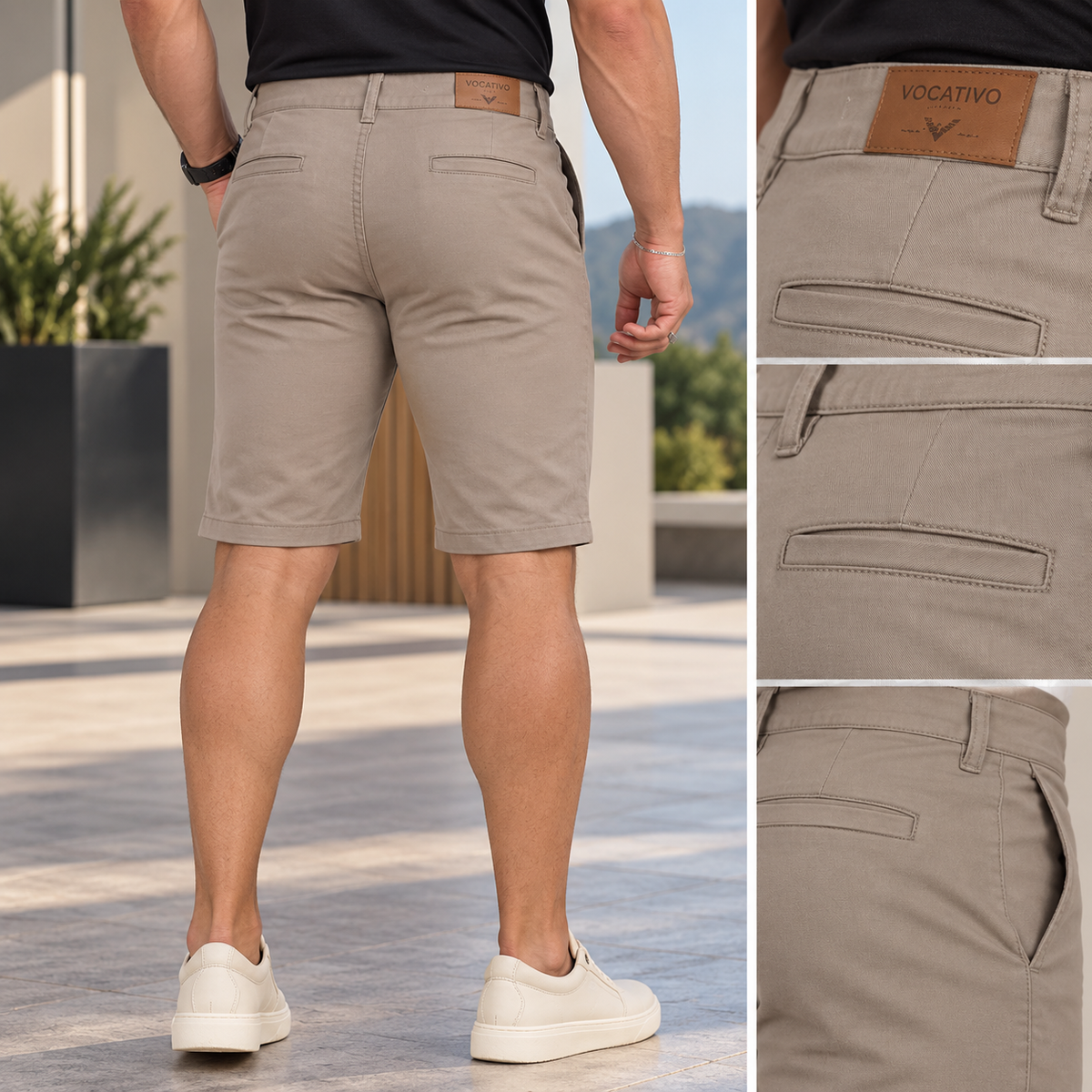 Bermuda Masculina Sarja Premium